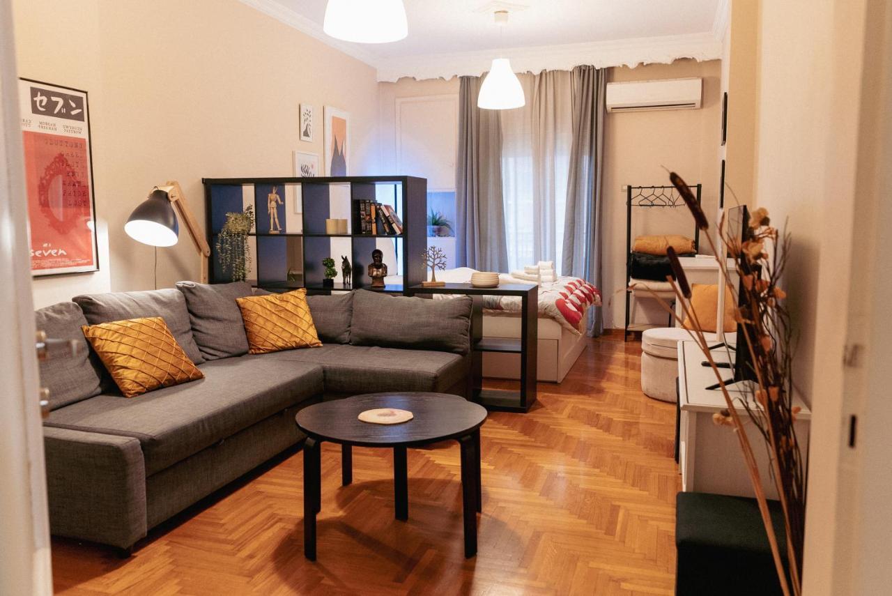 Charming 85Sqm Apartment With Panoramic City-Views Tessalónica Exterior foto
